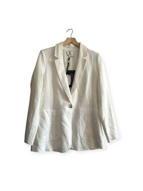 Tuckernuck X Studio McGee Ivory Asher Blazer NWT Size Small 70% Viscose & 30% Li